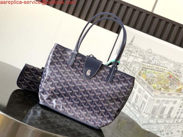 Replica Goyard ANJOUSMINCG07TY07P Anjou Mini Bag Navy Blue 3