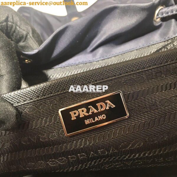 Replica Prada Medium Nylon Backpack 1BZ811 Navy 10