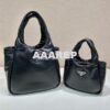 Replica Prada Medium Nylon Shoulder Bag 1BD671 Black