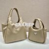 Replica Prada Medium padded Prada Soft green nappa leather bag 1BG413