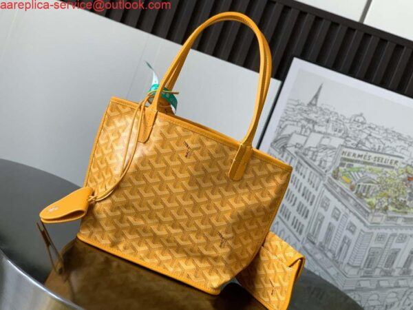 Replica Goyard ANJOUSMINCG07TY07P Anjou Mini Bag Yellow 5