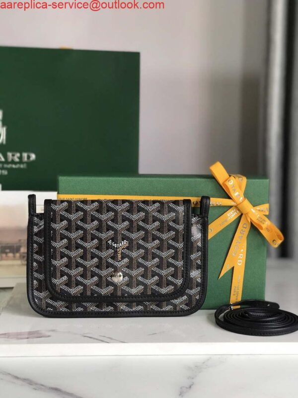 Replica Goyard PLUMETPMLTY50CL50P Portefeuille Plumet Pocket Wallet Black 2