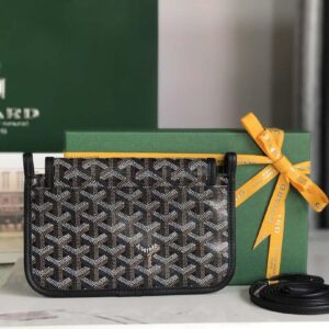 Replica Goyard PLUMETPMLTY50CL50P Portefeuille Plumet Pocket Wallet Black 2