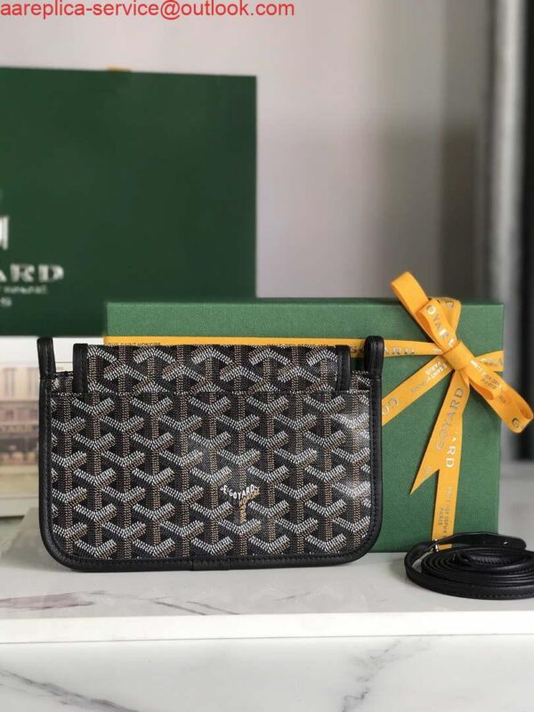 Replica Goyard PLUMETPMLTY50CL50P Portefeuille Plumet Pocket Wallet Black 3