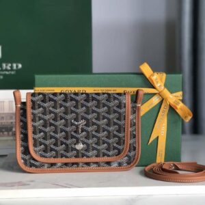 Replica Goyard PLUMETPMLTY50CL50P Portefeuille Plumet Pocket Wallet Black& Brown