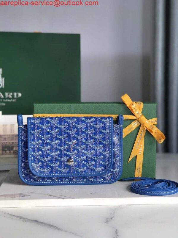 Replica Goyard PLUMETPMLTY50CL50P Portefeuille Plumet Pocket Wallet Blue 3