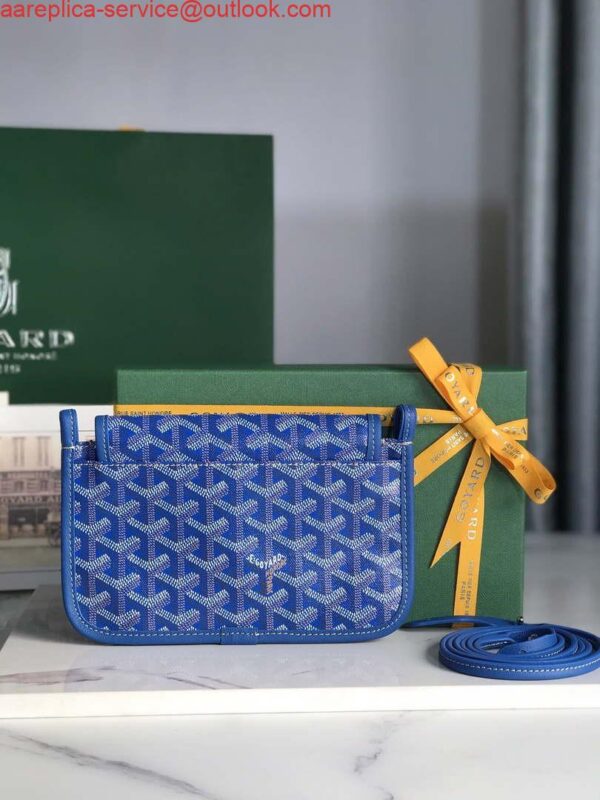 Replica Goyard PLUMETPMLTY50CL50P Portefeuille Plumet Pocket Wallet Blue 4