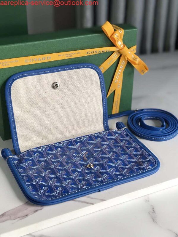 Replica Goyard PLUMETPMLTY50CL50P Portefeuille Plumet Pocket Wallet Blue 6