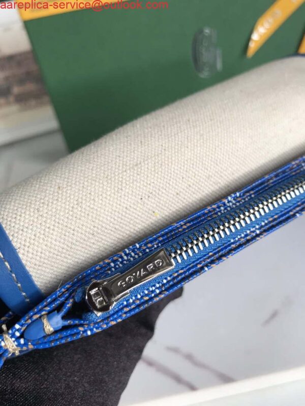 Replica Goyard PLUMETPMLTY50CL50P Portefeuille Plumet Pocket Wallet Blue 9