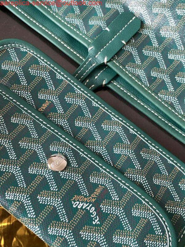 Replica Goyard ANJOUSPMLCG03TY01P Anjou PM Bag Green 6