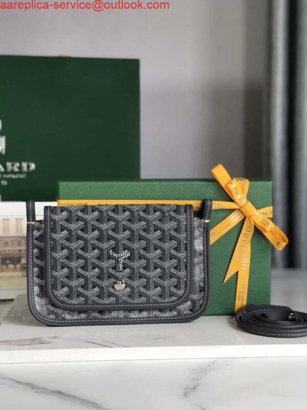 Replica Goyard PLUMETPMLTY50CL50P Portefeuille Plumet Pocket Wallet Gray 3