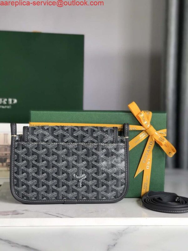 Replica Goyard PLUMETPMLTY50CL50P Portefeuille Plumet Pocket Wallet Gray 4