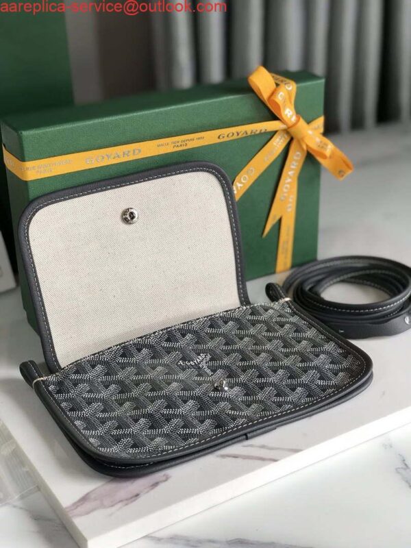 Replica Goyard PLUMETPMLTY50CL50P Portefeuille Plumet Pocket Wallet Gray 6