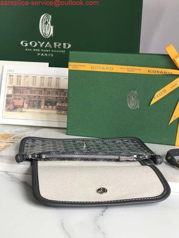 Replica Goyard PLUMETPMLTY50CL50P Portefeuille Plumet Pocket Wallet Gray 7