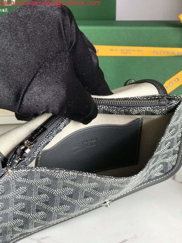 Replica Goyard PLUMETPMLTY50CL50P Portefeuille Plumet Pocket Wallet Gray 9