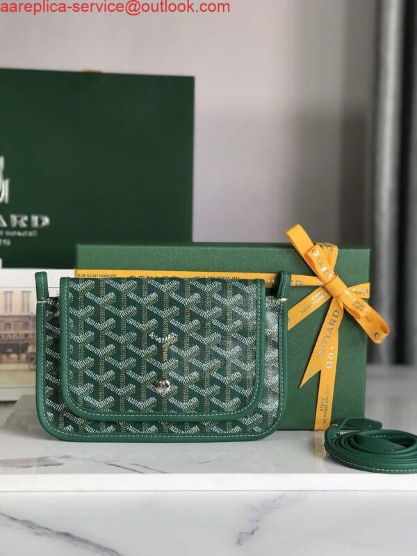 Replica Goyard PLUMETPMLTY50CL50P Portefeuille Plumet Pocket Wallet Green 3