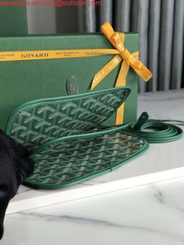 Replica Goyard PLUMETPMLTY50CL50P Portefeuille Plumet Pocket Wallet Green 5