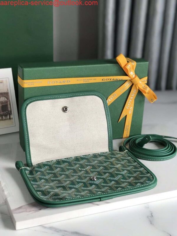 Replica Goyard PLUMETPMLTY50CL50P Portefeuille Plumet Pocket Wallet Green 6