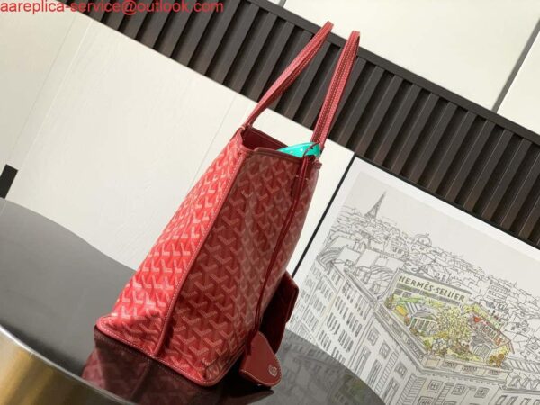 Replica Goyard ANJOUSPMLCG03TY01P Anjou PM Bag Red 2