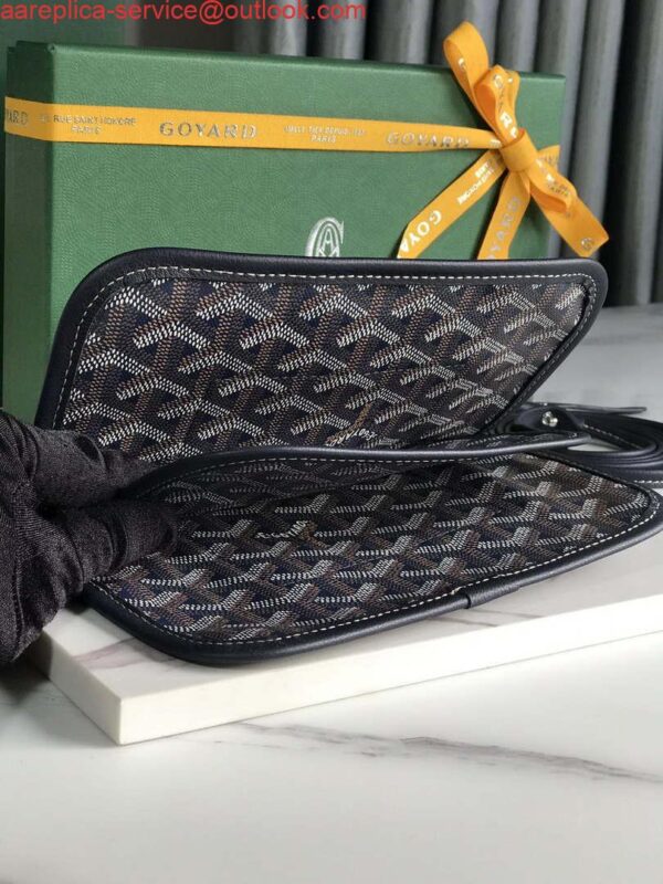 Replica Goyard PLUMETPMLTY50CL50P Portefeuille Plumet Pocket Wallet Navy Blue 5