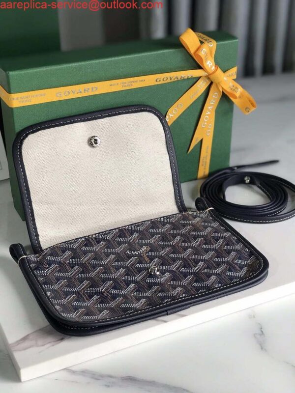 Replica Goyard PLUMETPMLTY50CL50P Portefeuille Plumet Pocket Wallet Navy Blue 6