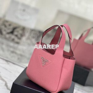 Replica Prada Leather mini bag 1BA349 Petal Pink 2