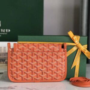 Replica Goyard PLUMETPMLTY50CL50P Portefeuille Plumet Pocket Wallet Orange 2