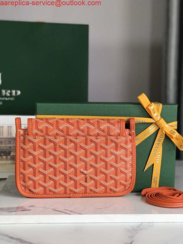 Replica Goyard PLUMETPMLTY50CL50P Portefeuille Plumet Pocket Wallet Orange 4