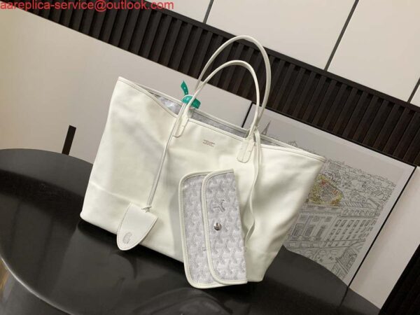 Replica Goyard ANJOUSPMLCG03TY01P Anjou PM Bag White 11