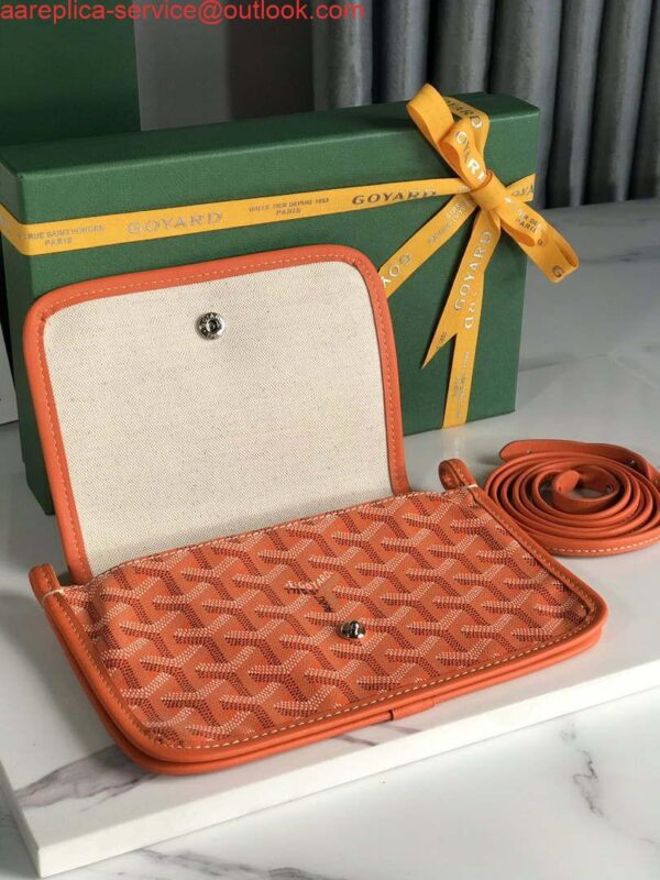 Replica Goyard PLUMETPMLTY50CL50P Portefeuille Plumet Pocket Wallet Orange 6