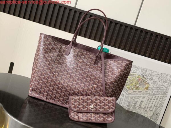 Replica Goyard ANJOUSPMLCG03TY01P Anjou PM Bag Wine Red 3