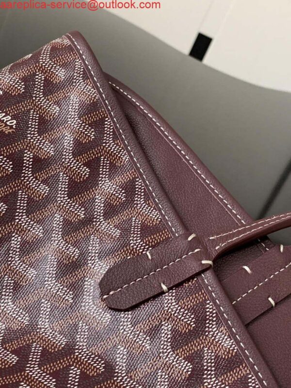 Replica Goyard ANJOUSPMLCG03TY01P Anjou PM Bag Wine Red 5