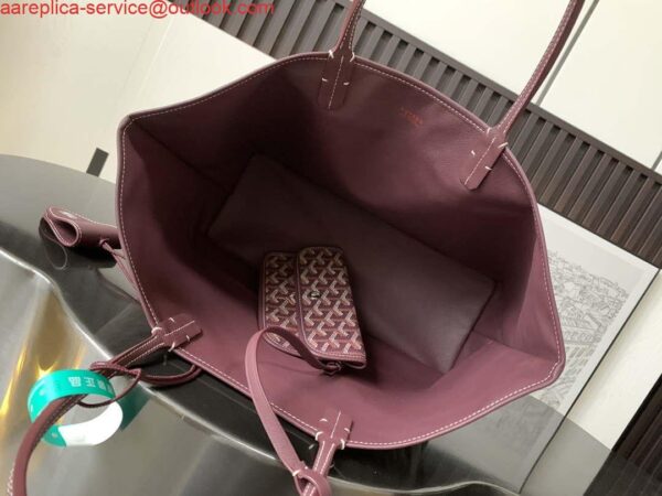 Replica Goyard ANJOUSPMLCG03TY01P Anjou PM Bag Wine Red 9