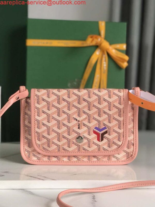 Replica Goyard PLUMETPMLTY50CL50P Portefeuille Plumet Pocket Wallet Pink 3