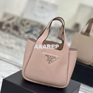 Replica Prada Leather mini bag 1BA349 Water Lily