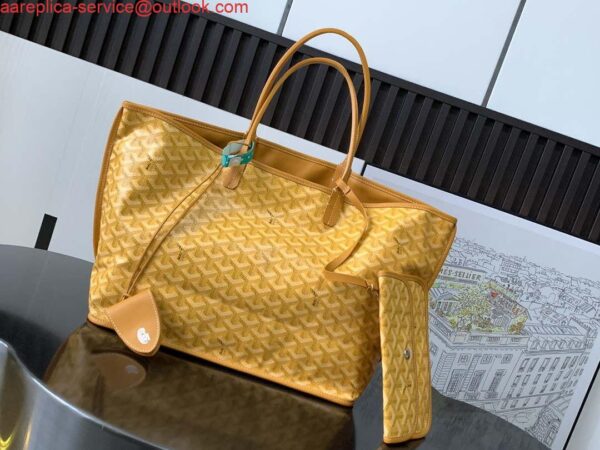 Replica Goyard ANJOUSPMLCG03TY01P Anjou PM Bag Yellow 5