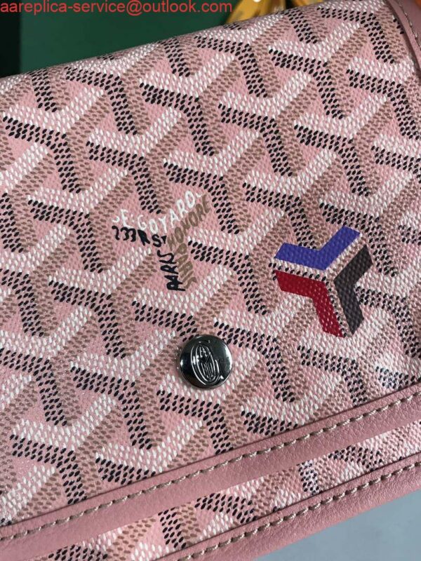 Replica Goyard PLUMETPMLTY50CL50P Portefeuille Plumet Pocket Wallet Pink 11