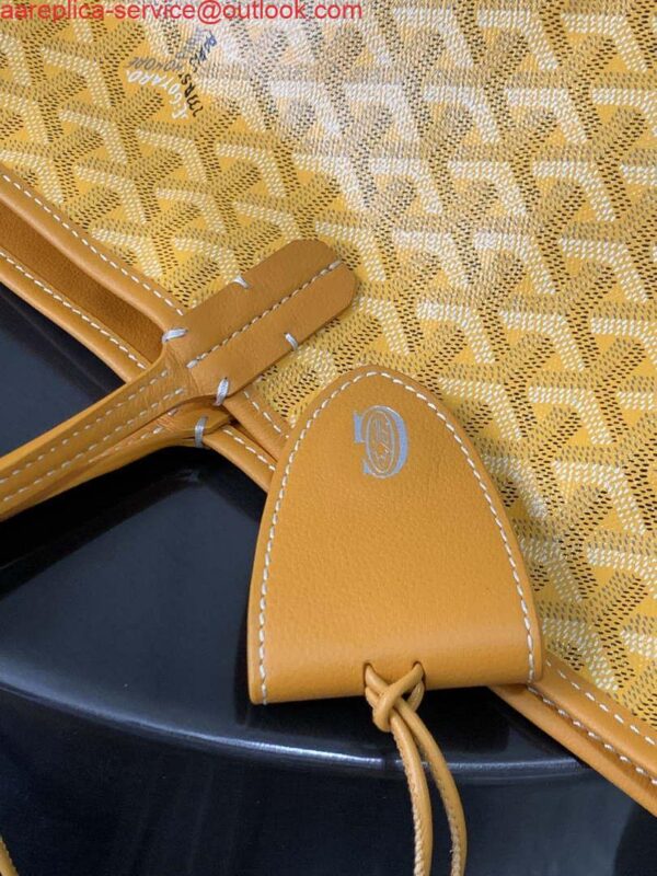 Replica Goyard ANJOUSPMLCG03TY01P Anjou PM Bag Yellow 5