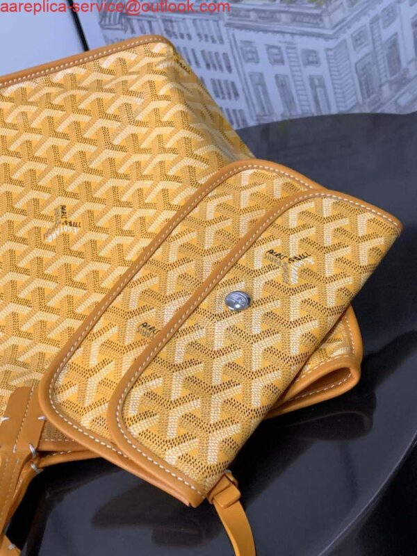 Replica Goyard ANJOUSPMLCG03TY01P Anjou PM Bag Yellow 8