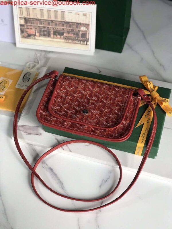 Replica Goyard PLUMETPMLTY50CL50P Portefeuille Plumet Pocket Wallet Red 11