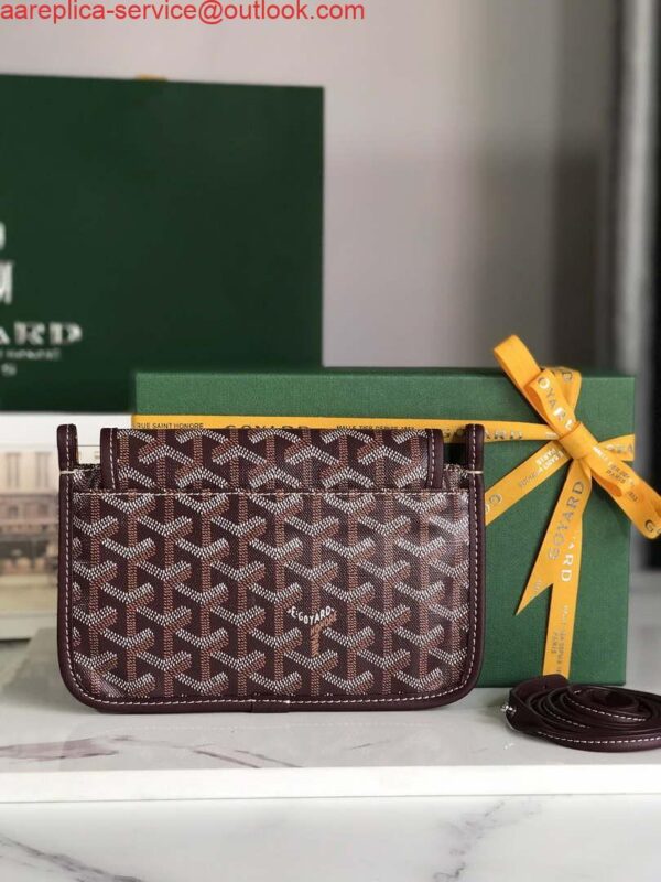 Replica Goyard PLUMETPMLTY50CL50P Portefeuille Plumet Pocket Wallet Wine Red 4