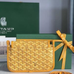 Replica Goyard PLUMETPMLTY50CL50P Portefeuille Plumet Pocket Wallet Yellow 2