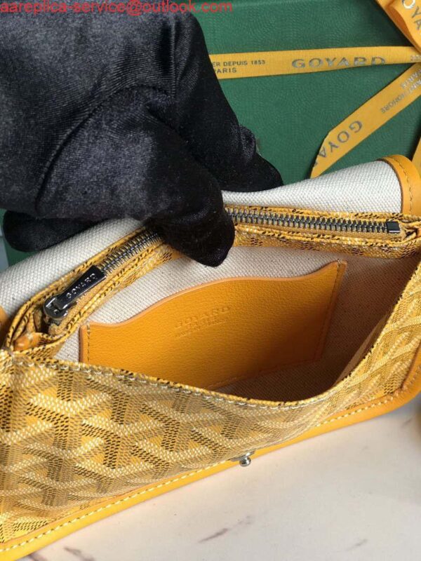 Replica Goyard PLUMETPMLTY50CL50P Portefeuille Plumet Pocket Wallet Yellow 8