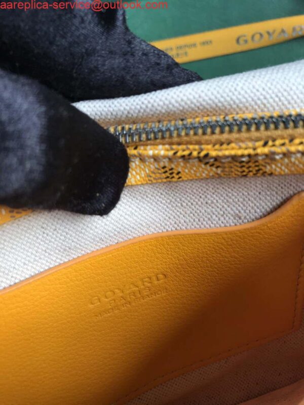 Replica Goyard PLUMETPMLTY50CL50P Portefeuille Plumet Pocket Wallet Yellow 9