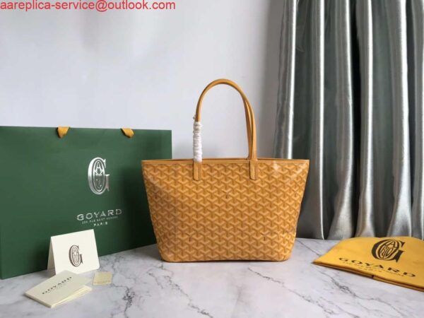 Replica Goyard Artois PM Bag PMLTY09CL09P Yellow 3