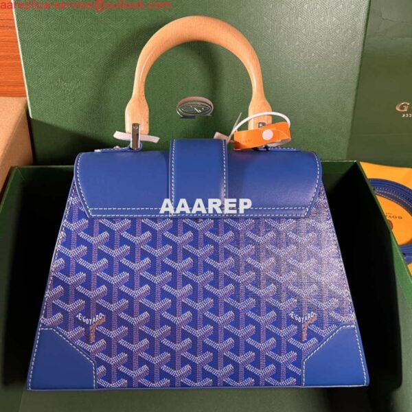 Replica Goyard BPMLTY07CL07P Sac Saigon Pm Bag Blue 5