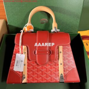 Replica Goyard BPMLTY07CL07P Sac Saigon Pm Bag Red