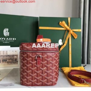 Replica Goyard MUSEVAPMLTY01CL03P Muse Vanity Case PM Bag Red 2