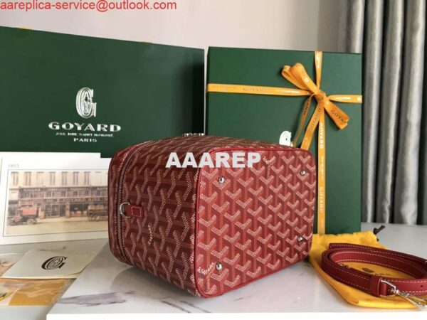 Replica Goyard MUSEVAPMLTY01CL03P Muse Vanity Case PM Bag Red 6