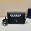 Replica Prada Leather mini-bag 1BH202 White